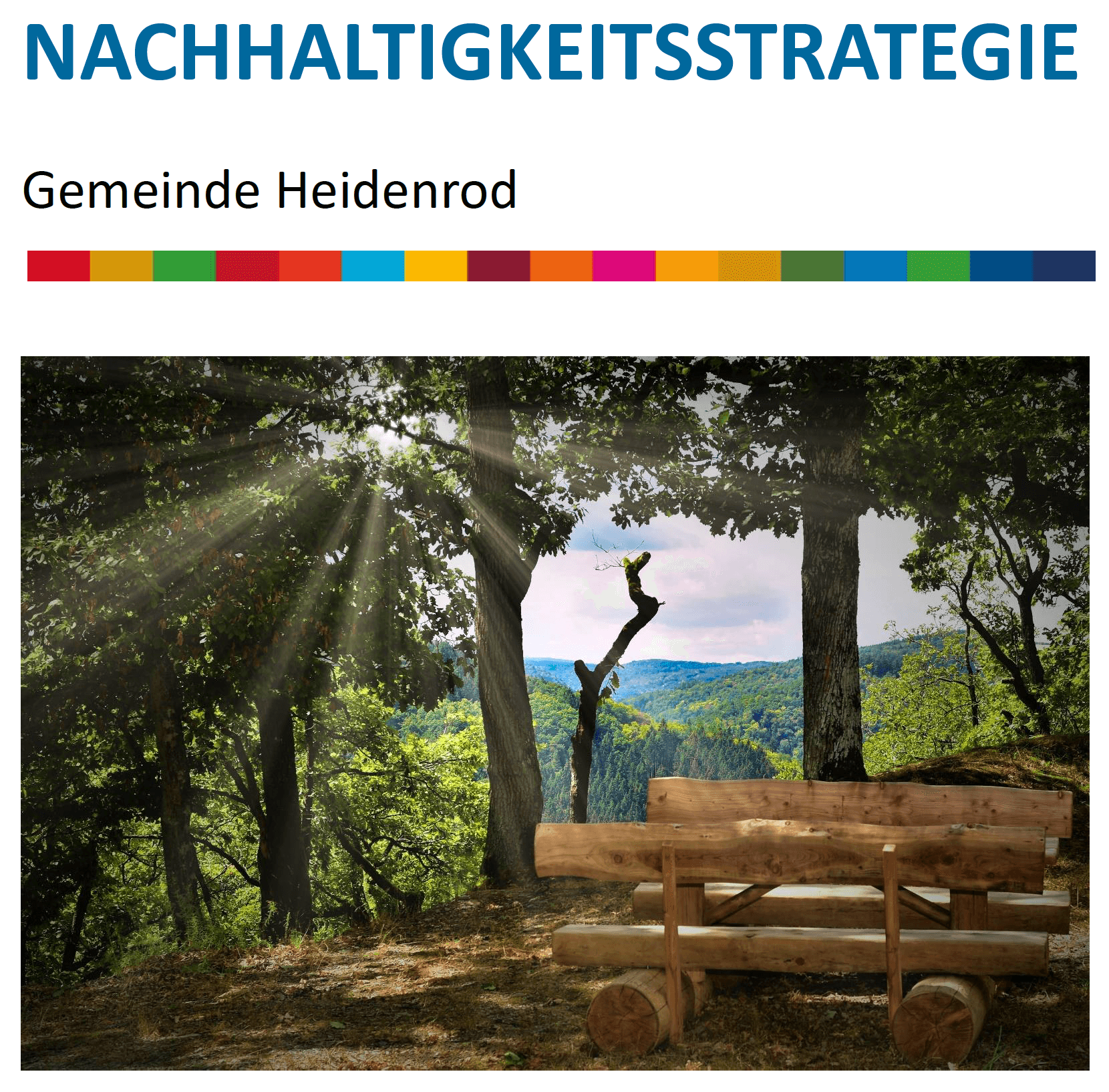 Nachhaltigkeitsstrategie Bild vom Waldrand