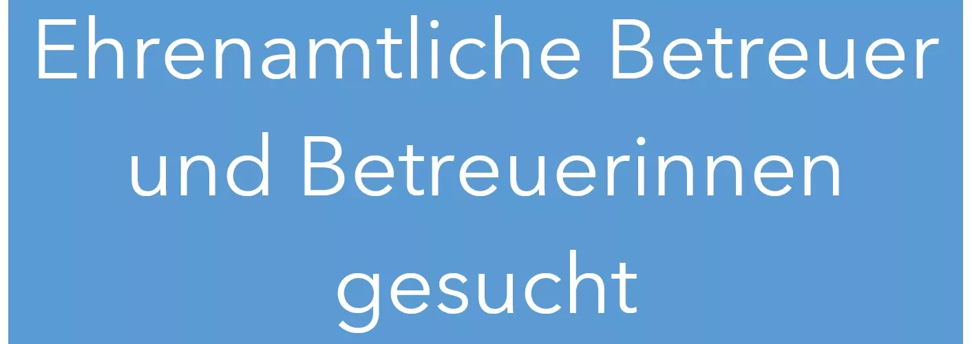 Plakat: Ehrenamtliche Betreuer für den offenen Kinder- und Jugendtreff Hang Up in Laufenselden ab Juni 2026 gesucht.